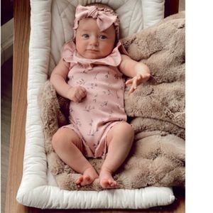 L'ovedbaby Printed Bubble Romper 3-6 months